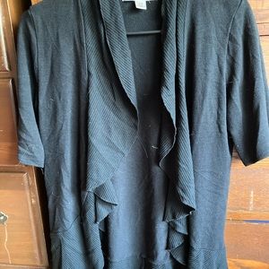 Black cardigan
